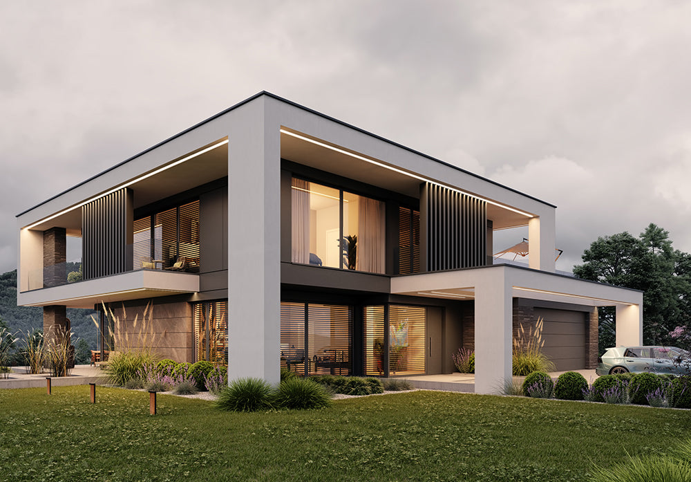 flat roof house